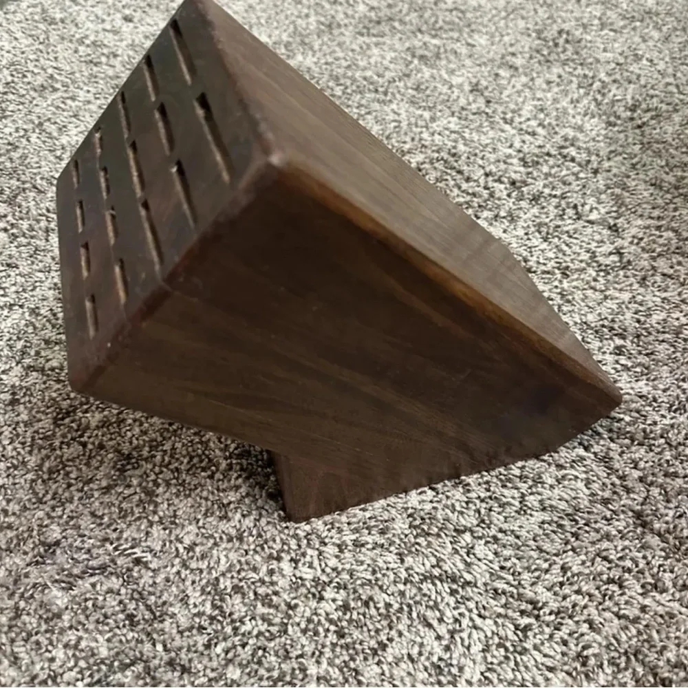 Handmade Wooden Knife Block